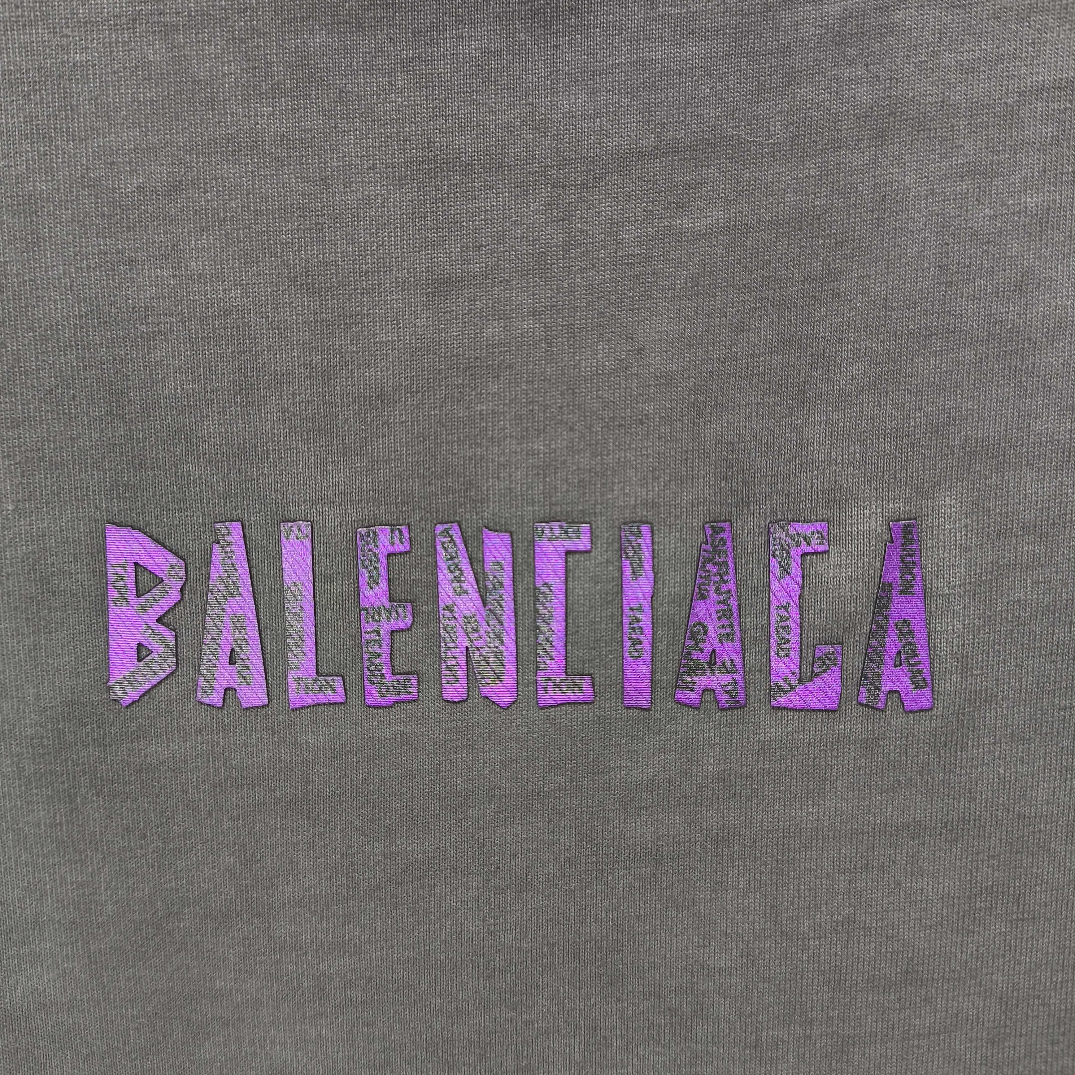 BAL* 2026 New Arrival 320g logo t Same Style Size S M L XL XXL Black White Gray